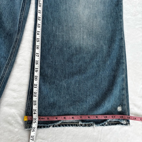 PAIGE VINTAGE Zoey Rumors with Rock Hem Ankle Wide Leg Jeans--NWT--33 - Picture 15 of 15